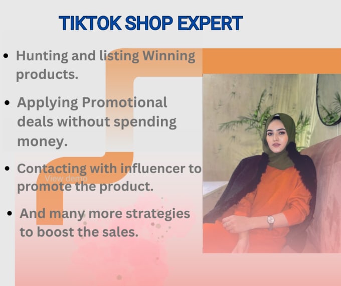 Gig Preview - Hunt and list your product on tiktok shop