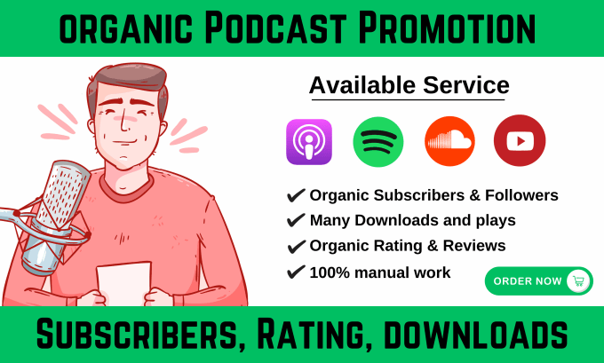 Bestseller - do podcast promotion to new listeners and increase downloads