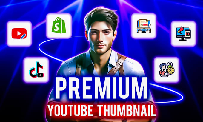 Gig Preview - Design premium youtube thumbnail in 24 hours