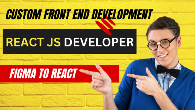 Gig Preview - Do professional front end web development in react js,nextjs