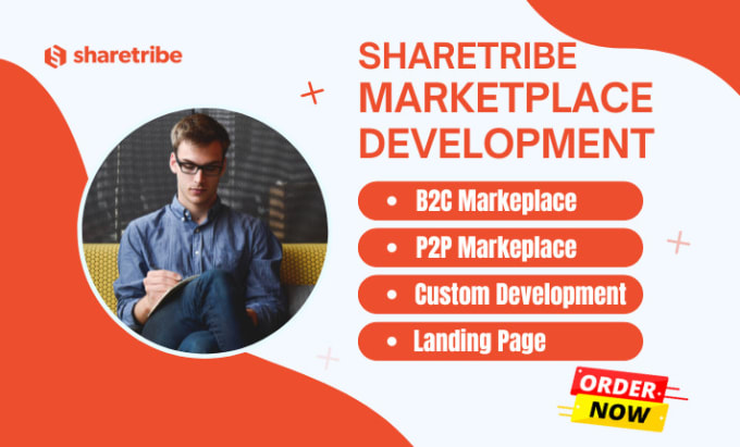 Gig Preview - Setup and customize sharetribe marketplace, b2b p2p with landing page