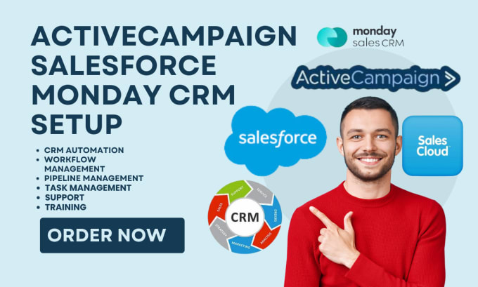 Bestseller - setup salesforce activecampaign sales cloud bigin monday CRM clickup creatio CRM