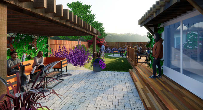 Gig Preview - Do backyard design, garden as landscape architect