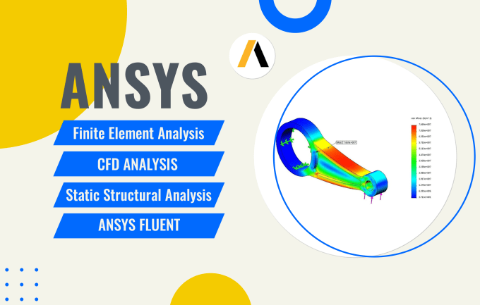 Gig Preview - Do fea cfd thermal analysis in ansys fluent apdl workbench