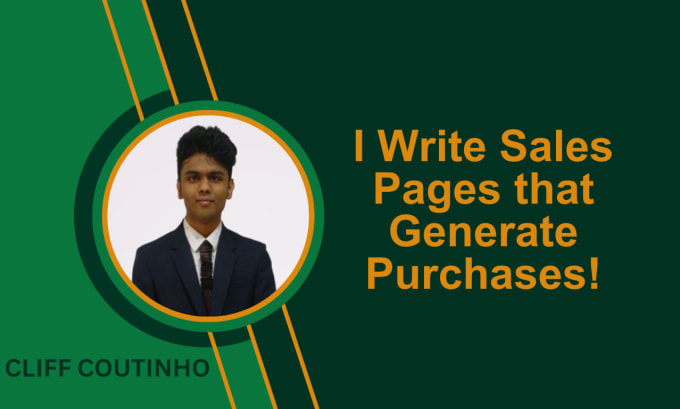 Gig Preview - Write sales pages that generate purchases