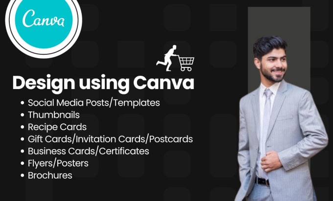 Gig Preview - Design a canva templates for your social media posts