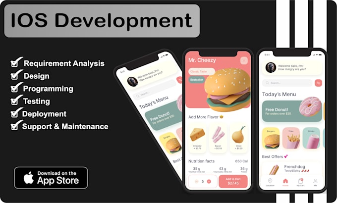 Gig Preview - Provide ios app development services, expert ios developer