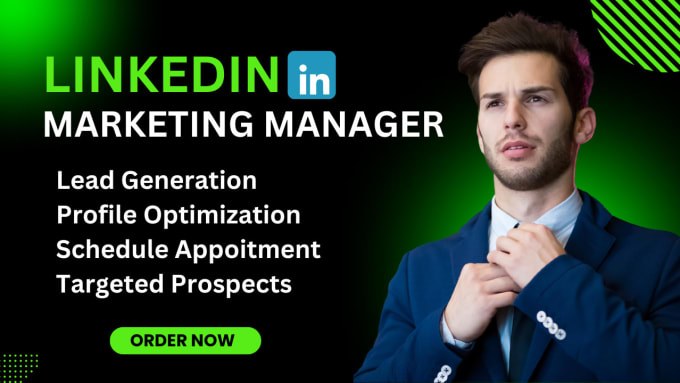 Bestseller - be your linkedin marketing manager and appointment setter