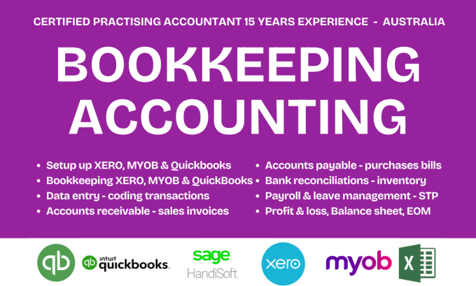 Gig Preview - Do bookkeeping and accounting on myob