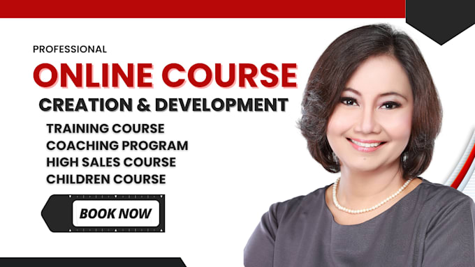 Gig Preview - Create online course content, course creation employee handbook, training course