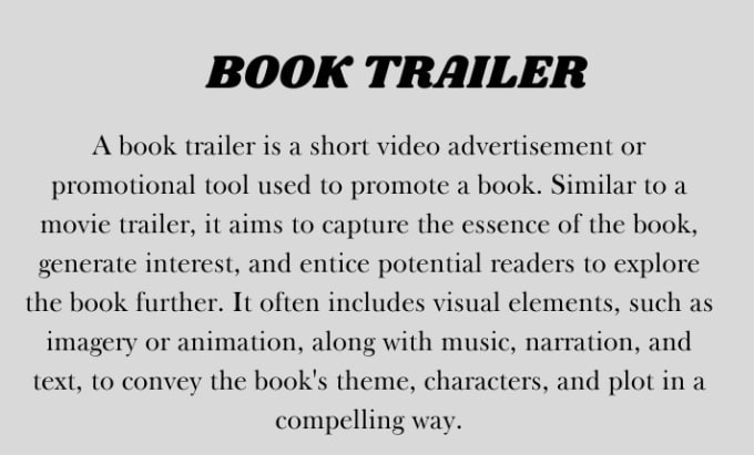 Bestseller - create breathtaking cinematic book trailer promo in any category