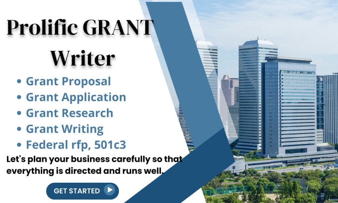 Gig Preview - Create grant proposal writing, grant research, business grant 501c3 grant writer