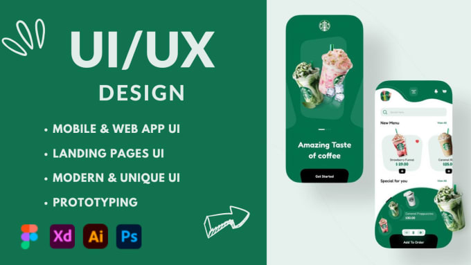 Gig Preview - Do mobile app ui ux design, website ui design, dashboard, ui ux design in figma