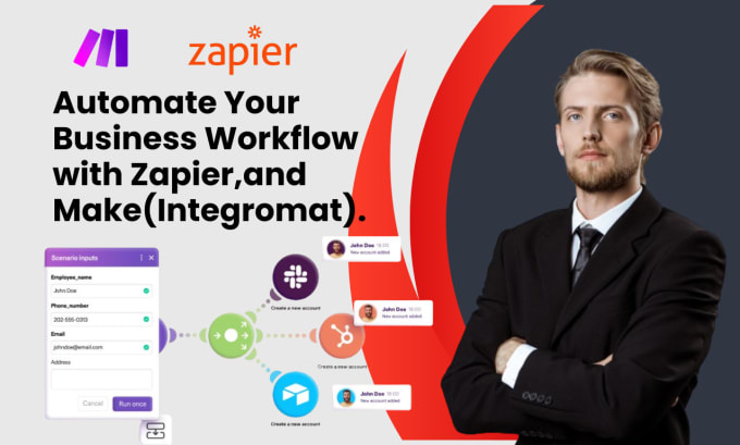 Bestseller - setup zapier make integromat n8n automations, integromat zapier n8n webhook,apis