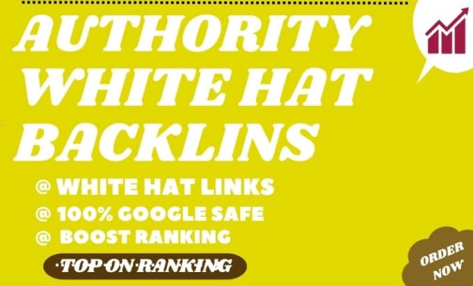 Gig Preview - Seo backlinks high da authority link building service for google top ranking