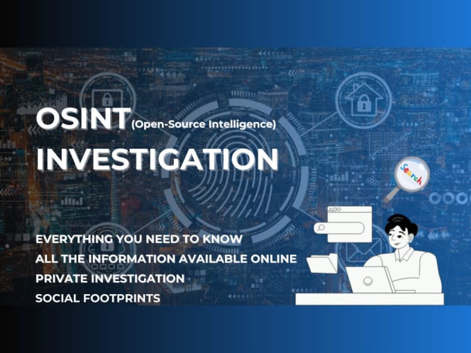 Gig Preview - Be your private osint investigator to check backgrounds