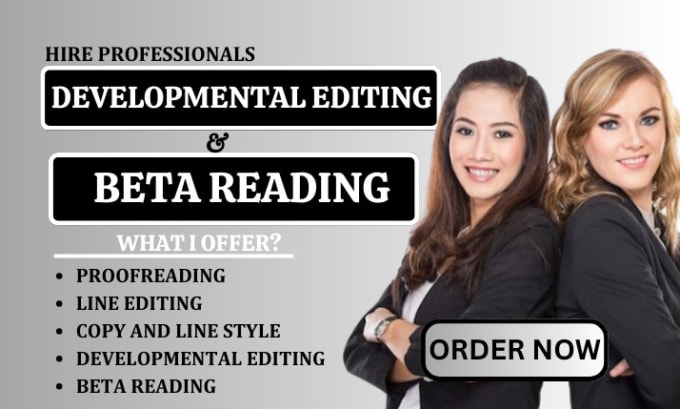 Gig Preview - Be your beta reader for romance novel erotica beta reader developmental editing