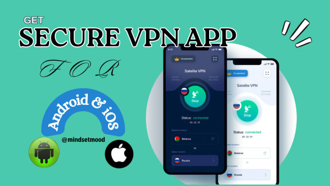 Gig Preview - Develop high quality VPN app for mobile app with admin panel and monetization