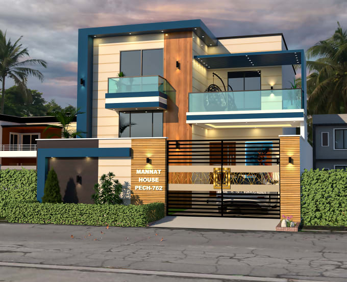 Gig Preview - Provide exterior, interior, 3d animation, floor plans of your residential place