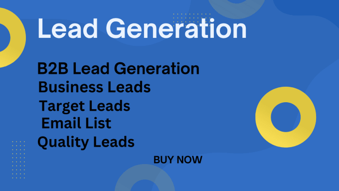 Gig Preview - Do b2b lead generation, email lead list, linkedin leads