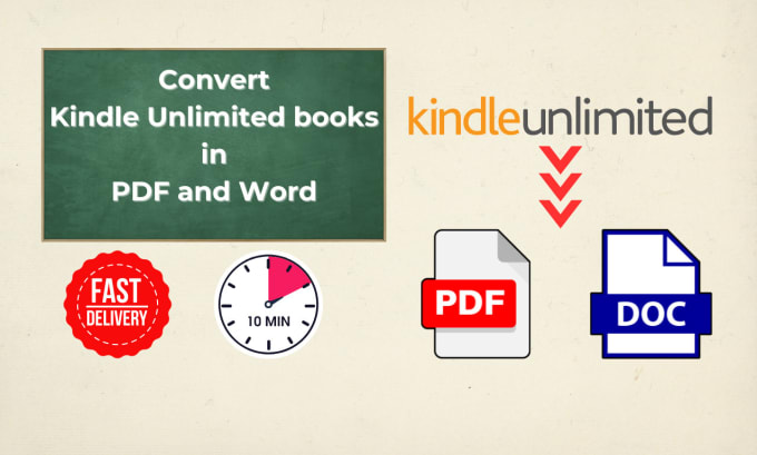 Bestseller - convert kindle unlimited books in PDF and word