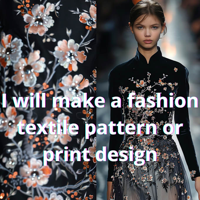 Bestseller - make a fashion textile pattern or print design