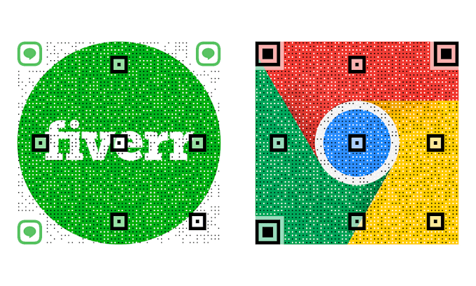 Gig Preview - Generate a custom qr code design with logo in 30 min