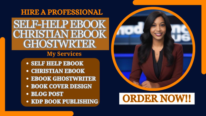 Gig Preview - Be your ebook writer ghostwrite self help ebook, christian ebook