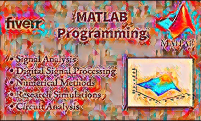 Gig Preview - Do matlab programming, matlab gui, and matlab deep learning projects