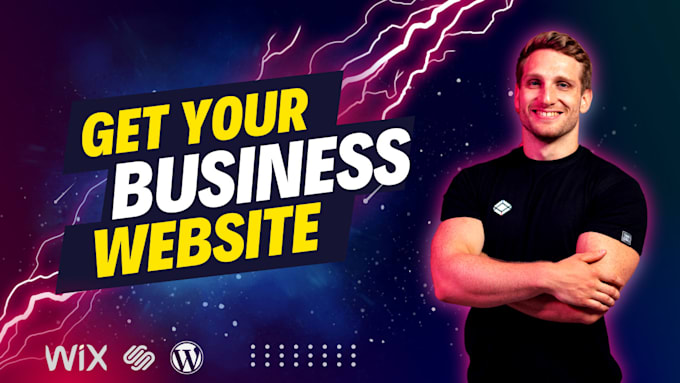 Gig Preview - Create a site for your business using webflow, squarespace, wix, shopify, wpress