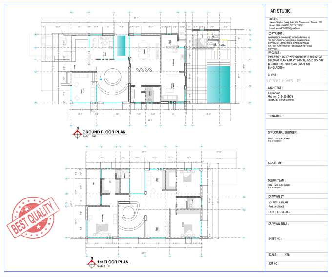 Gig Preview - Draw and redraw architectural floor plan,2d floor plan, blueprint