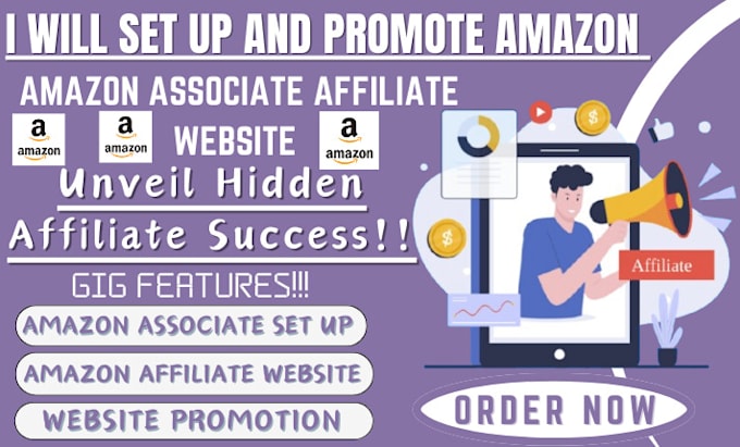 Gig Preview - Setup and promote amazon associate affiliate website