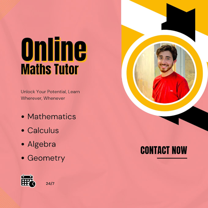 Gig Preview - Be your online mathematics tutor for all levels