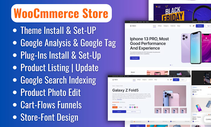 Gig Preview - Set up responsive ecommerce web store using woocommerce