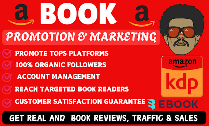 Gig Preview - Do viral amazon book promotion, kindle book marketing and ebook advertising