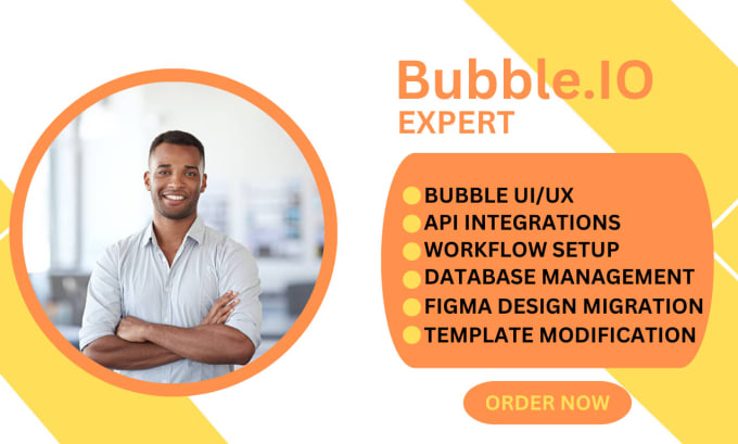 Gig Preview - Be your bubble app developer build bubble app bubble io website on bubble