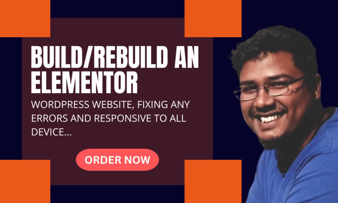 Gig Preview - Build or rebuild elementor pro wordpress websites and fix any errors