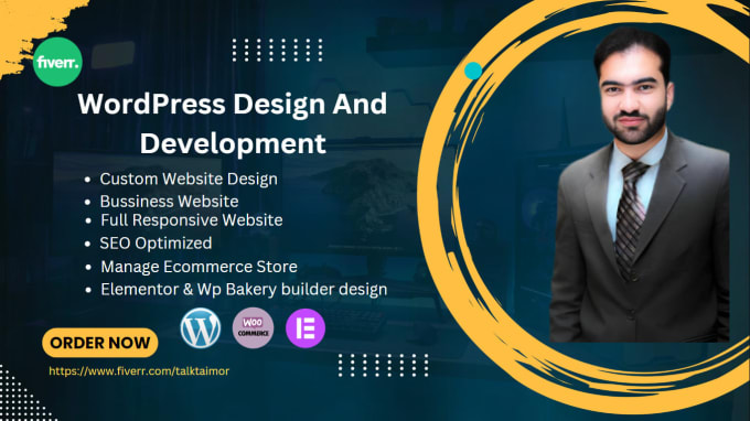 Gig Preview - Expert wordpress front end developer for stunning websites