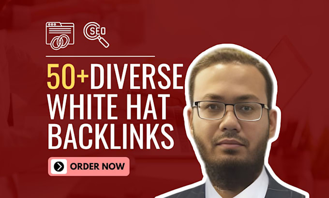 Gig Preview - Do seo backlinks foundation white hat high da 60 plus link building