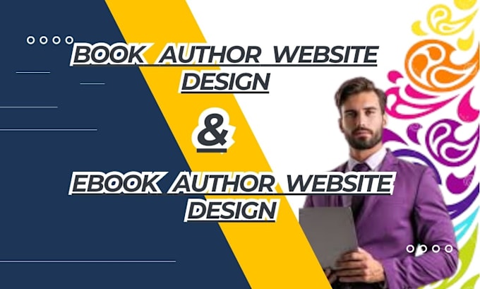 Gig Preview - Book author website author website ebook author website using wordpress website