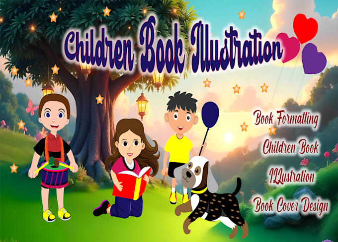 Bestseller - design children book illustration and cover children story book illustration