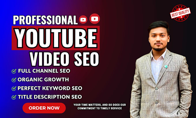 Gig Preview - Create youtube channel and setup video SEO and promotion