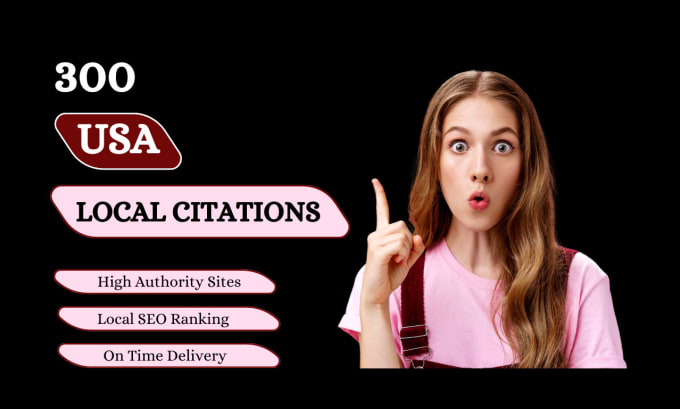 Gig Preview - Create 300 USA local citations and directories for local seo