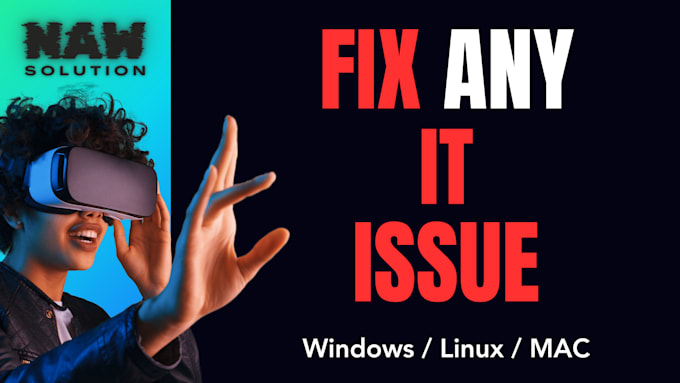 Gig Preview - Fix windows, mac, linux computer errors and speedup remotely