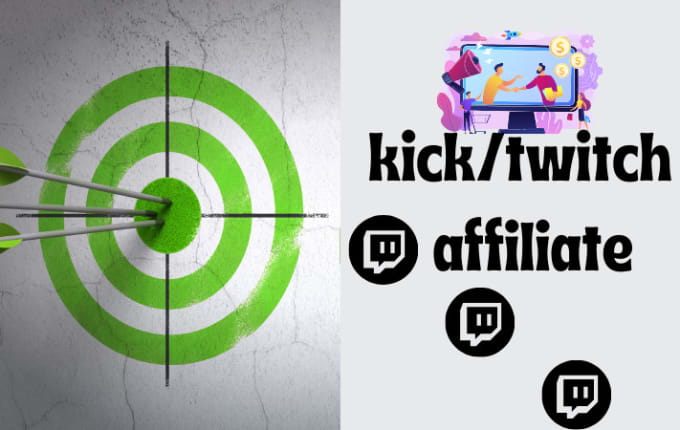 Gig Preview - Do organic kick channel promotion, kick affiliate to get real followers and view