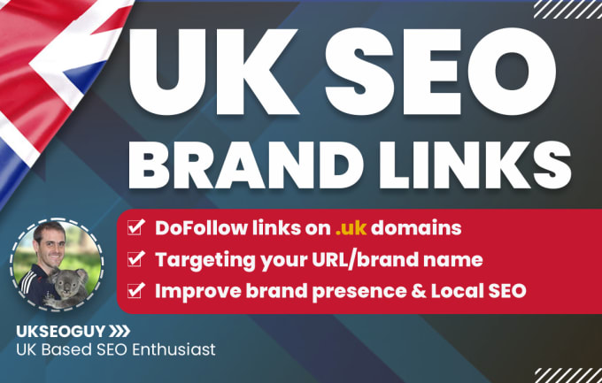 Gig Preview - Create dofollow UK SEO backlinks for local search and branding