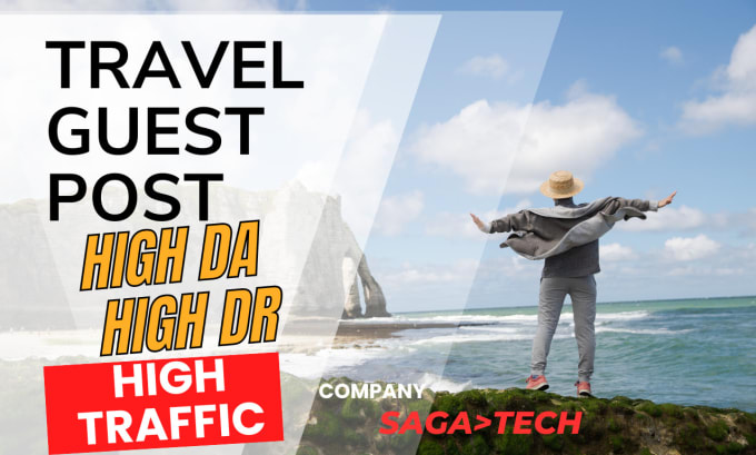 Gig Preview - Provide travel food guest post service with high do follow backlinks