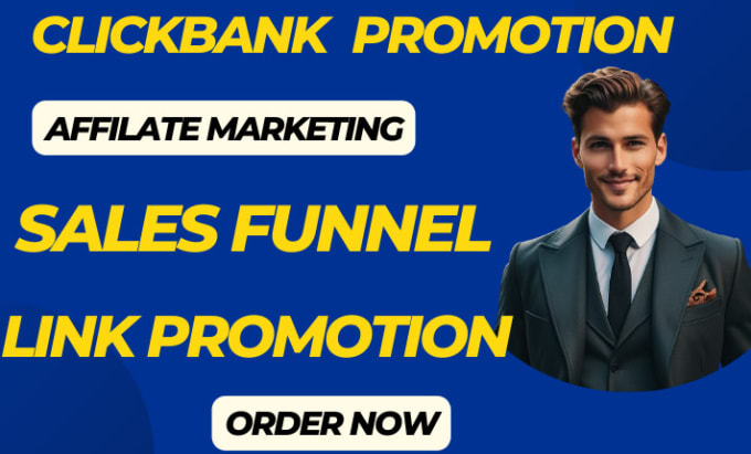 Gig Preview - Setup click bank affiliate marketing sales funnel link promotion