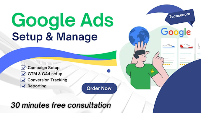 Gig Preview - Setup and manage google ads ppc campaign