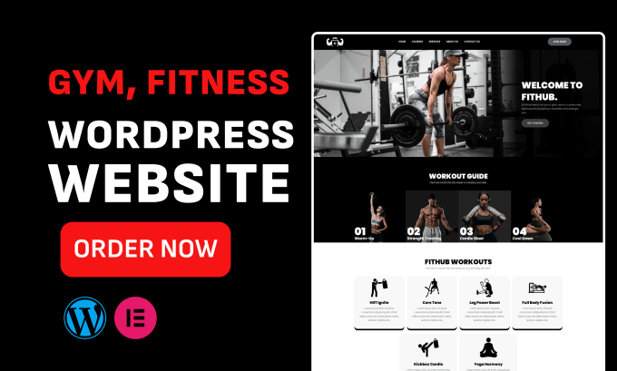 Gig Preview - Build a functional and educational yoga and fitness website